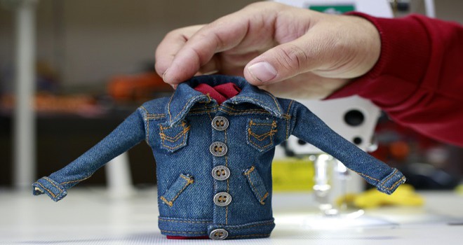 Konyalı terzi 11 cm'lik mont üretti...