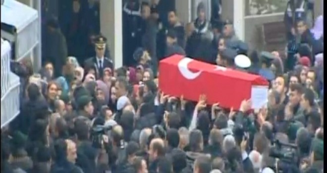 Ankara şehidini uğurladı