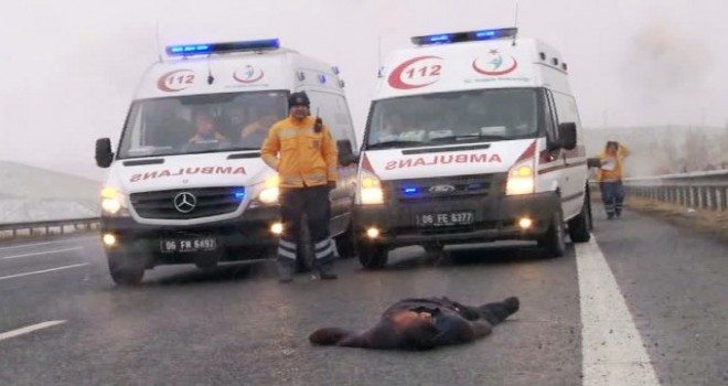 Çankaya'da otobanda sır dolu cinayet