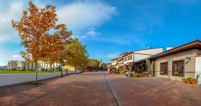 Altındağ'ın parklarına son bahar güzelliği