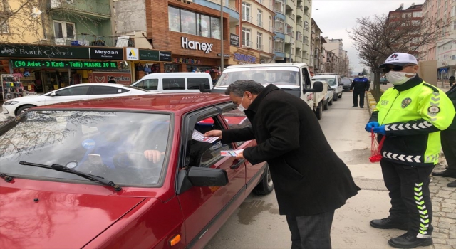 Konya’nın ilçelerinde ”Yaya önceliği kırmızı çizimizdir” etkinliği düzenlendi