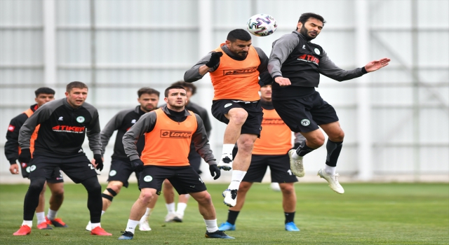 Konyaspor, Büyükşehir Belediye Erzurumspor maçının hazırlıklarına devam etti