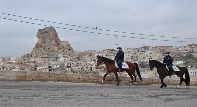 Atlı jandarma birlikleri Kapadokya’da devriyeye başladı