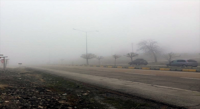 Keskin’de yoğun sis etkili oldu