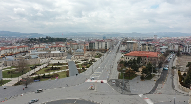 İç Anadolu’da sokağa çıkma kısıtlaması nedeniyle sessizlik hakim