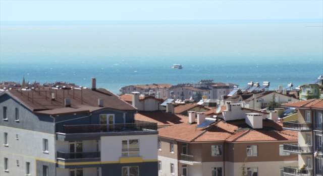 Lodos, Beyşehir Gölü yüzeyinin rengini değiştirdi