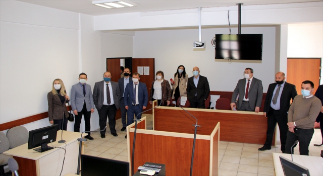 5 ülkeden gelen hakim ve savcılar Beypazarı Adliyesini ziyaret etti
