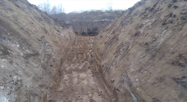 Zara’daki Akören sulama inşaatında çalışmalar sürüyor