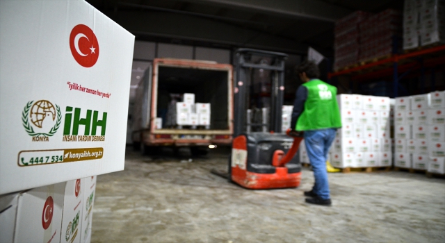 Suriye’deki savaş mağdurları Konya’dan giden kumanyalarla iftar yapacak