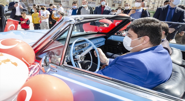 Kahramankazan’da klasik otomobil konvoyu düzenlendi