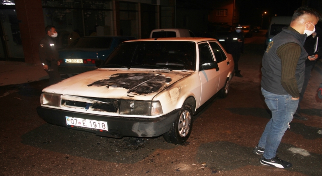 Konya’da seyir halindeki otomobilde çıkan yangın söndürüldü