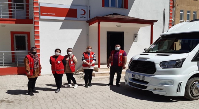 Türk Kızılay Sorgun Şubesi tam kapanma günlerinde de yardımlarını sürdürecek