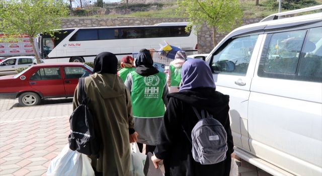 Çankırı İHH İnsani Yardım Derneği gönüllüleri ramazanda yetimleri unutmadı