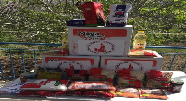 Gurbetçiler Sivas’taki ihtiyaç sahibi ailelere ramazan yardımı yaptı