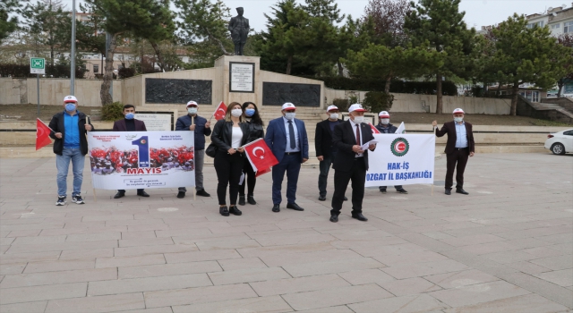 İç Anadolu Bölgesi’ndeki 6 ilde 1 Mayıs Emek ve Dayanışma Günü dolayısıyla basın açıklaması yapıldı
