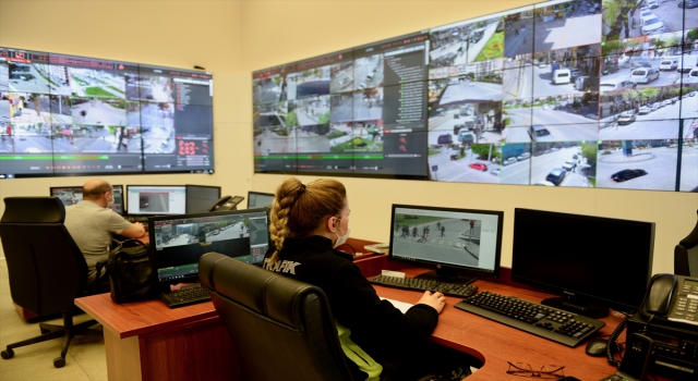 Eskişehir’de ”tam kapanma” sürecinde kent MOBESE’lerle izleniyor