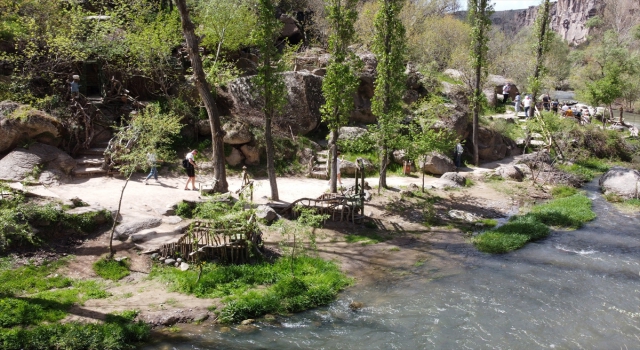 ”Kapadokya’nın incisi Ihlara Vadisi” sokağa çıkma kısıtlamasından muaf tutulan turistlere kaldı