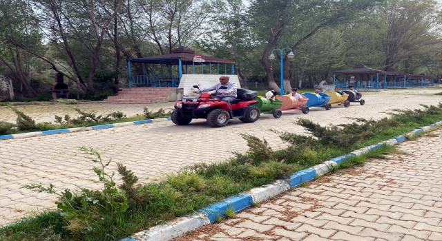 Yahşihanlı çocuklar atık malzemelerden yapılan ”tırtıl tren” ile eğlenecek