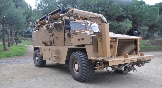 Patlayıcı Madde Keşif İmha Timleri araçtan inmeden mayın ve EYP’lere müdahale edebilecek