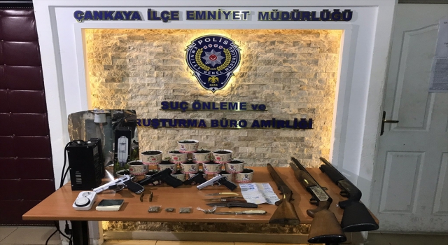 Ankara’da uyuşturucu imalathanesine dönüştürülen eve düzenlenen operasyonda bir kişi yakalandı