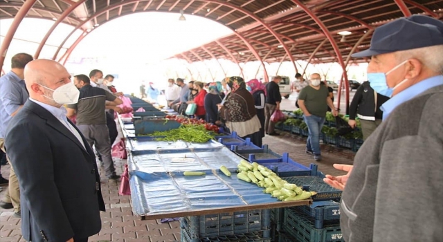 Kocasinan Belediye Başkanı Çolakbayrakdar, pazar yerlerini denetledi