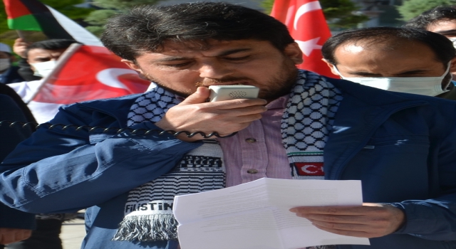 İsrail’in Mescidi Aksa saldırıları Karaman’da protesto edildi