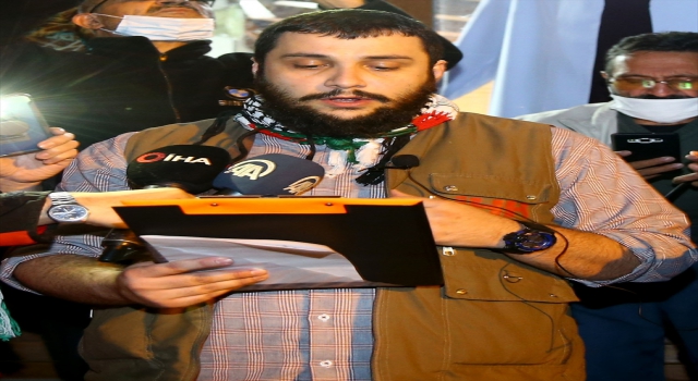 İç Anadolu’da, İsrail polisinin Filistinlilere saldırması protesto edildi