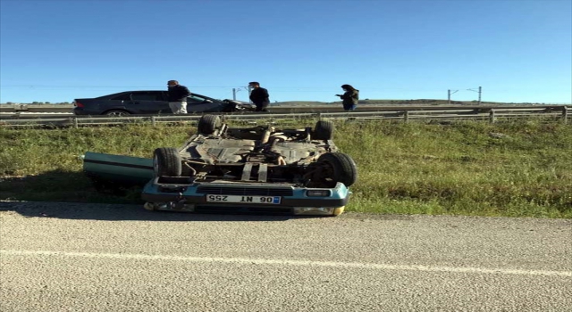 Kırıkkale’de iki otomobil çarpıştı: 1 yaralı