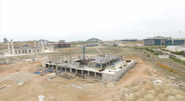 KAEÜ Merkez Kütüphane inşaatının yüzde 20’si tamamlandı