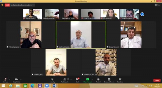 Özel öğrenciler şeflerle çevrim içi buluştu