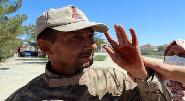 Sivas’ta engelliler askerlik heyecanı yaşadı