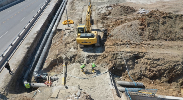 Gölbaşı ve Çankaya’da 800 metrelik yeni içme suyu iletim hattının yapımına başlandı