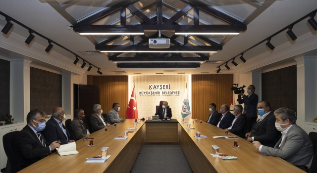 Kayseri’de ziraat odası başkanlarından Büyükkılıç’a teşekkür ziyareti