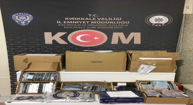 Kırıkkale’de 2 bin 313 parça gümrük kaçağı ürün ele geçirildi