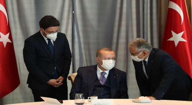 Büyükkılıç, Demokrasi ve Özgürlükler Adası’nda Cumhurbaşkanı Erdoğan ile görüştü