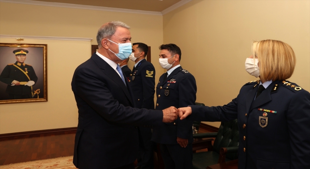 Akar, Türk Hava Kuvvetlerinin kuruluşunun 110. yılında Hava Kuvvetleri Komutanı ve personeliyle görüştü