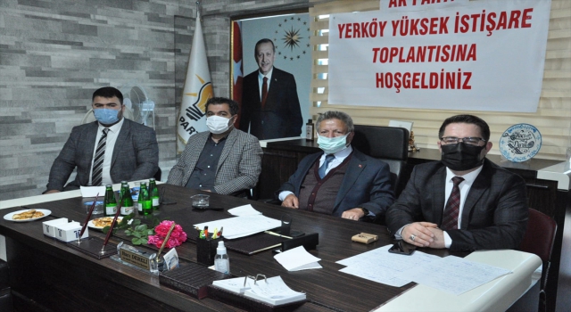AK Parti Yerköy İlçe Başkanlığı’nda ”Yerköy Yüksek İstişare Kurulu Toplantısı” yapıldı
