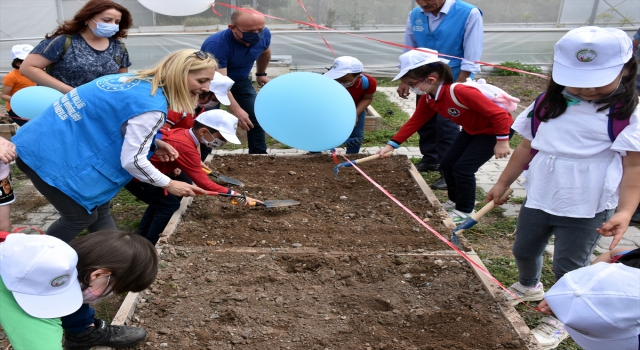 Kırıkkale’de öğrenciler ”Çocuk Tarım Akademisi”nde hem öğreniyor hem de eğleniyor
