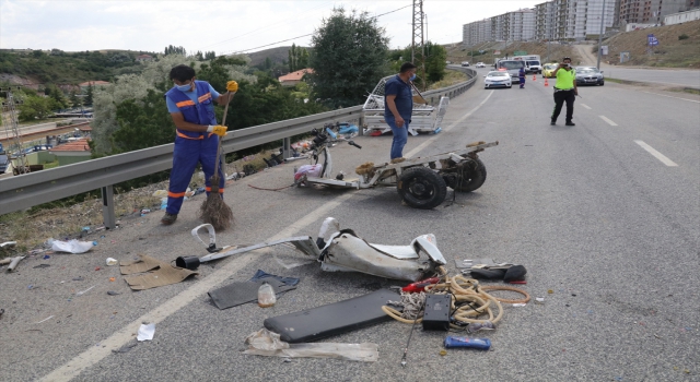 Yozgat’ta kamyonun çarptığı bisikletteki 2 kişi yaralandı