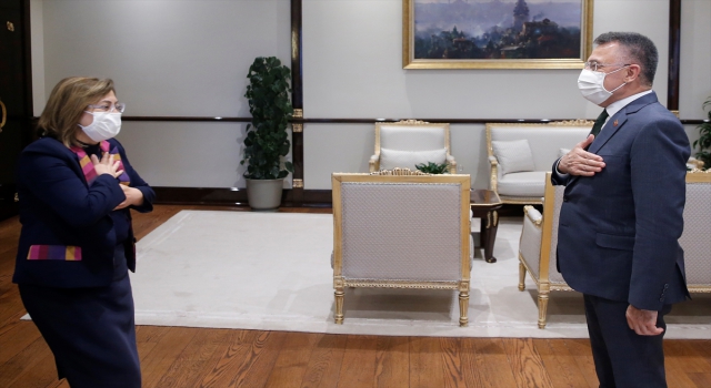 Cumhurbaşkanı Yardımcısı Oktay, TBB heyetini kabul etti