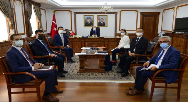 Japonya JICA heyeti Kırşehir Valisi Akın’ı ziyaret etti