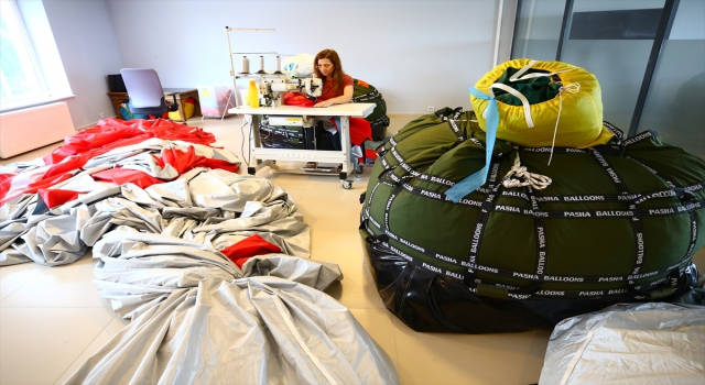 Kapadokya’da üretilen yerli sıcak hava balonu yurt dışından talep ediliyor