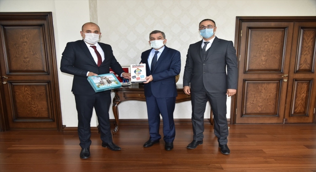 Karaman Ülkü Ocakları Başkanı Başkocagil Vali Işık’ı ziyaret etti