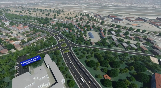 Etimesgut’ta yapımı süren bulvar ve köprü 30 Ağustos’ta hizmete sunulacak