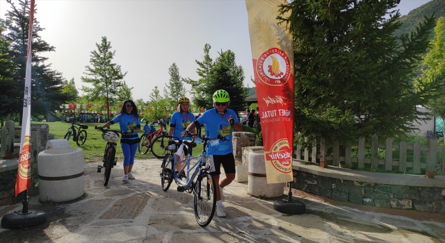 Seydişehir’de bu yıl ikincisi düzenlenen bisiklet festivali başladı