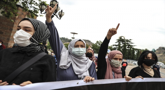 Başkentte bir grup STK temsilcisi, Mısır’daki idam kararlarını protesto etti
