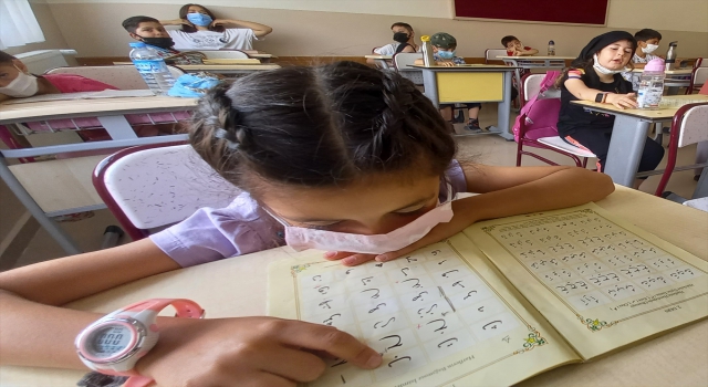 Beypazarı’nda Kur’an kurslarında yüz yüze eğitim sürüyor