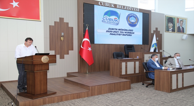 Çubuk Kaymakamı Keleş Kurban Bayramına yönelik muhtarlarla bir araya geldi