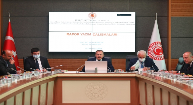 TBMM Küresel İklim Değişikliği Araştırma Komisyonu toplandı