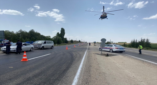 Eskişehir’de helikopterli trafik denetiminde 31 sürücüye ceza kesildi